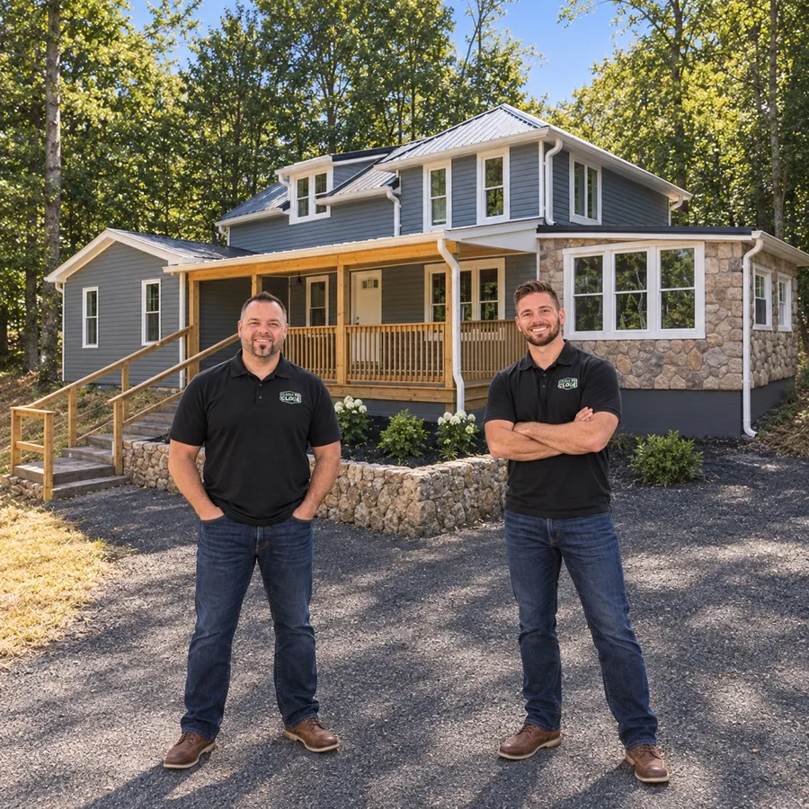 The same Franklin County house after Cash To Close renovated it